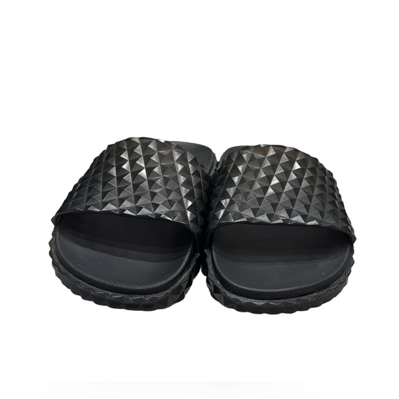 Women’s Melissa Y/Project Court Slide Sandals In Transparent Black: Size 6 - Picture 4 of 9